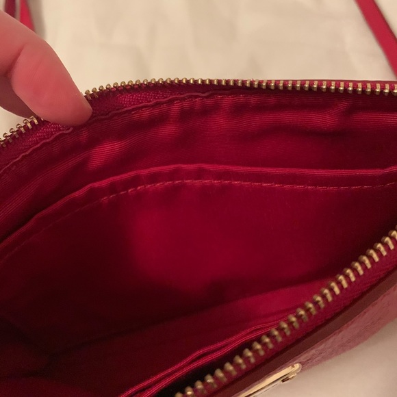 Red Leather Coach Crossbody - Picture 7 of 8